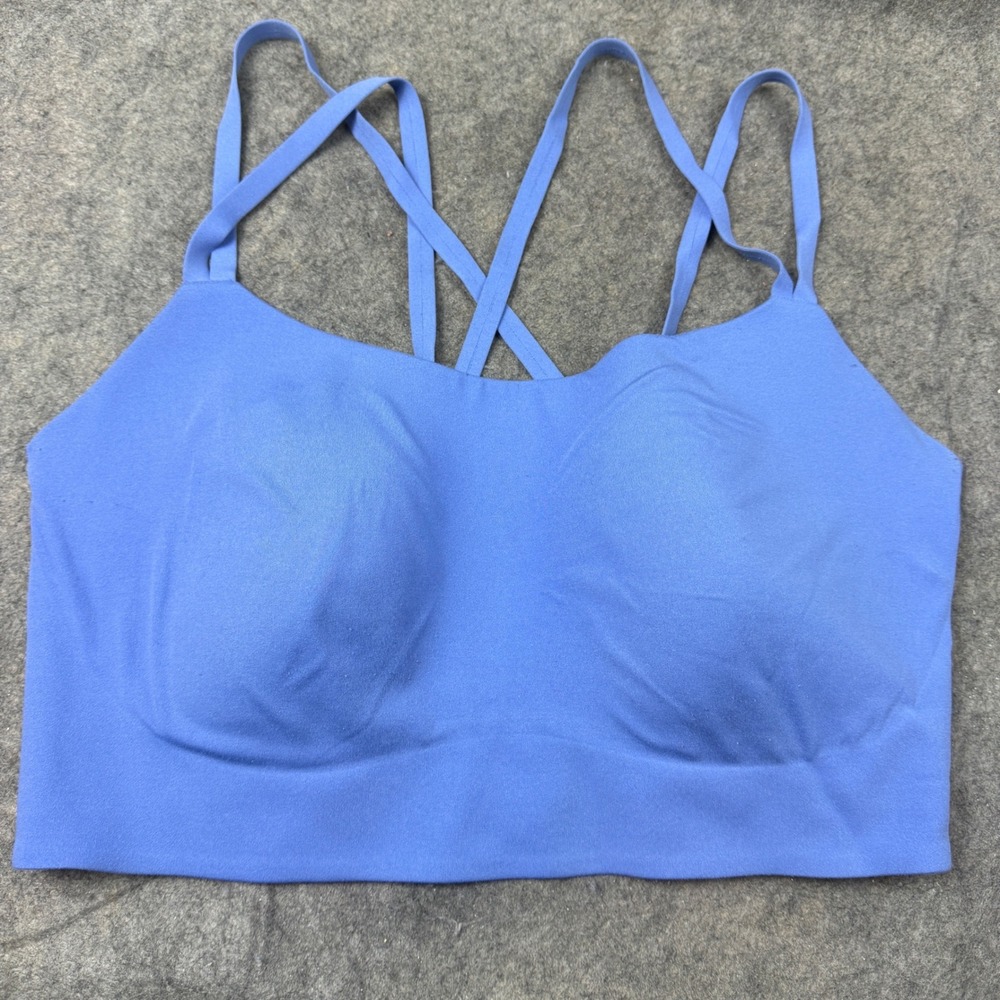 OFFLINE by Aerie Real Me Strappy Sports Bra Blue XL DD/TG (DD)